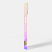 Modern Pink Flamingo Glitter Bokeh Case-Mate iPhone Case (Achterkant / Rechts)