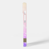 Modern Pink Flamingo Glitter Bokeh Case-Mate iPhone Case (Achterkant / Links)