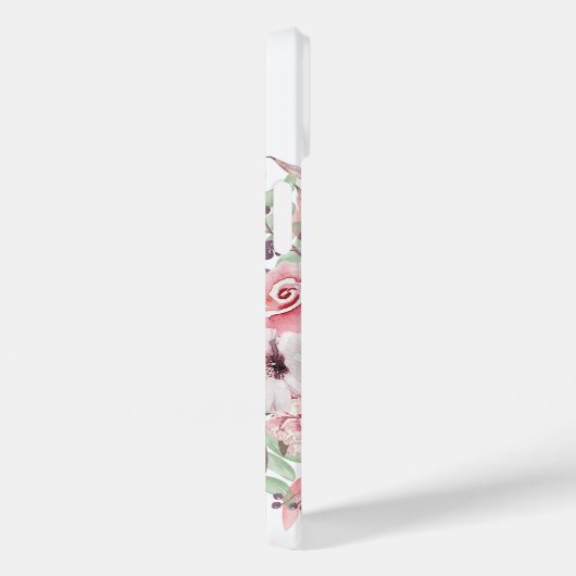 Modern Pink Floral Case-Mate iPhone Case (Achterkant / Rechts)