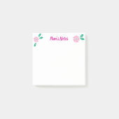 Modern Pink Floral Post-it® Notes (Voorkant)