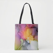 Modern Pink Floral Tote Bag (Voorkant)