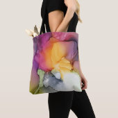 Modern Pink Floral Tote Bag (Dichtbij)