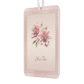 Modern Pink Flowers Air Freshener Luchtverfrisser (Links)