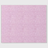 Modern Pink Glitter Girly Cadeaupapier (Vlak)