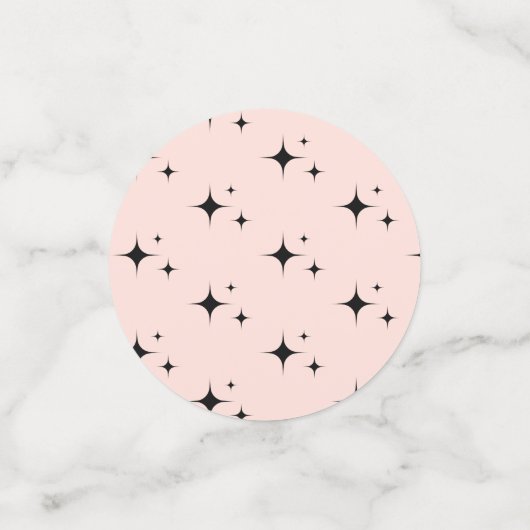 Modern Pink Halloween Birthday Confetti (Kleine voorkant)