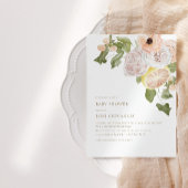 Modern Pink Lemonade Summer Play Baby shower Kaart