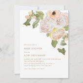 Modern Pink Lemonade Summer Play Baby shower Kaart (Voorkant)