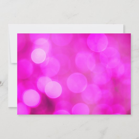 Modern Pink Martini Cocktail Bachelorette Party Kaart (Achterkant)