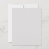 Modern Pink Mountain Sun Baby shower Kaart (Achterkant)