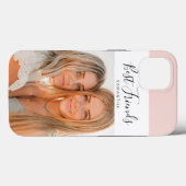 Modern Pink | Personal Photo Best Friends Gift Case-Mate iPhone Case (Achterkant (horizontaal))