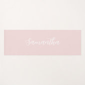 Modern Pink Personalized Yoga Mat (Voorkant (horizontaal))