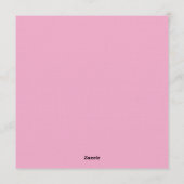 Modern Pink Red Photo Playful Bold Birthday 21st Kaart (Achterkant)