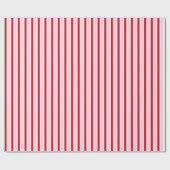 Modern Pink Red Striped Christmas Cadeaupapier (Vlak)