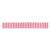 Modern Pink Red Stripes Christmas Grosgrain Lint (Voorkant)
