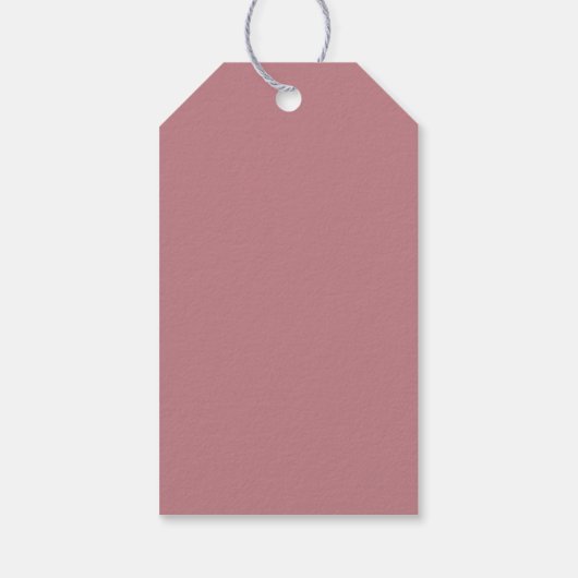 Modern Pink Religious Cross Boy Confirmation Cadeaulabel (Achterkant)