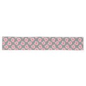 Modern Pink Rose Table Runner Lange Tafelloper (Horizontaal)