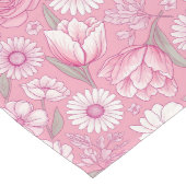 Modern Pink Rose Table Runner Medium Tafelloper (Hoek)