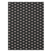 Modern Pink Roses Black Grad Cap Graduation Tafelkleed (Voorkant)