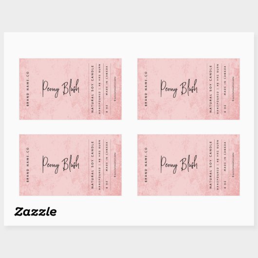 Modern Pink Rustic Label (Vel)