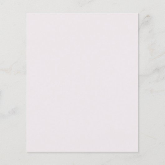 Modern Pink Stripes Elegant Budget Wedding Invite Flyer (Achterkant)