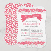 Modern Pink Umbrella Vrijgezellenfeest Kaart (Voorkant / Achterkant)