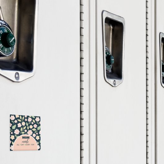 Modern Pink Wildflowers Pattern Magneet (Insitu (Kluis))