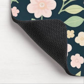 Modern Pink Wildflowers Pattern Muismat (Hoek)