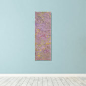 Modern Pink Yellow Green Paars Black Trendy Canvas Afdruk (Insitu (Houten vloer))