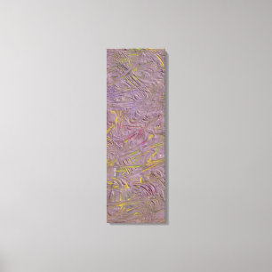 Modern Pink Yellow Green Paars Black Trendy Canvas Afdruk