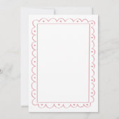 Modern Pink Ze is van het Vrijgezellenfeest van de Kaart (Achterkant)