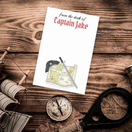 Modern Pirate Old Map Buccaneer Post-it® Notes