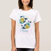 Modern Pisces Fish Zodiac T-Shirt (Voorkant)