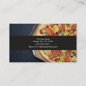 Modern Pizza Parlor Visitekaartje (Achterkant)
