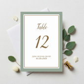 Modern Place Card Holder – Elegant Wedding Table Kaart