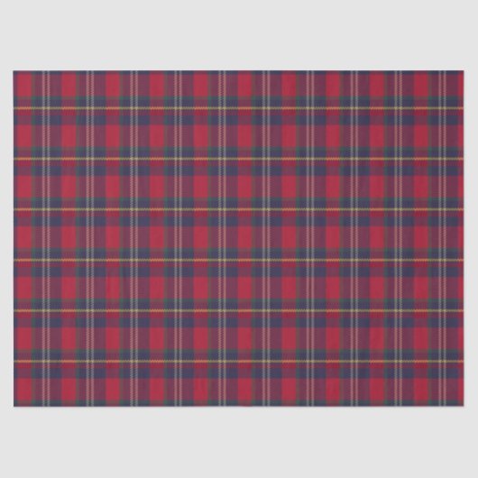 Modern Plaid Christmas Gift  Tissuepapier (Voorkant)