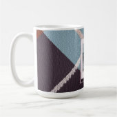 Modern Plaid Rustic Photo Christmas coffee mug Koffiemok (Links)