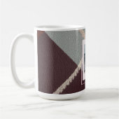 Modern Plaid Rustic Photo Christmas coffee mug Koffiemok (Links)