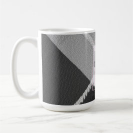 Modern Plaid Rustic Photo Christmas mug Koffiemok