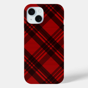 Modern Plaid Samsung Galaxy iPhone 15 Case