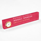 Modern Plain Classy Professional Cherry Red Naambordje