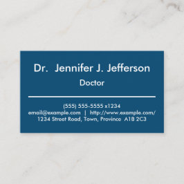 Modern & Plain Doctor Visitekaartje