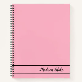 Modern Plain Pastel Pink Notitieboek