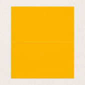 Modern Plain Professioneel Minimalistisch Geel Visitekaartje (Binnenkant ongevouwen)