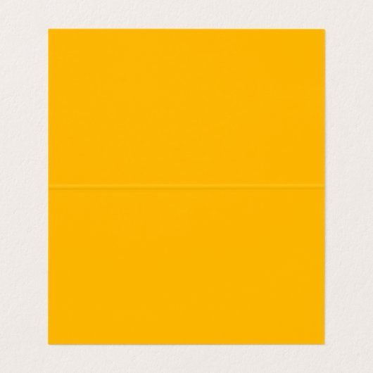 Modern Plain Professioneel Minimalistisch Geel Visitekaartje (Binnenkant ongevouwen)