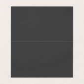 Modern Plain Professioneel Minimalistisch Grijs Ge Visitekaartje (Binnenkant ongevouwen)