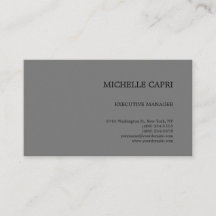 Modern Plain Simple Minimalist Grey Black