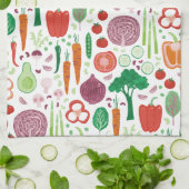 Modern plantaardig patroon theedoek (Gevouwen)