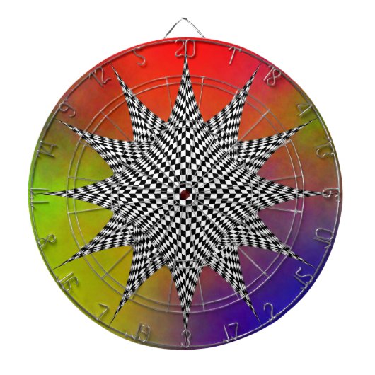 Modern Plasma door Kenneth Yoncich Dartbord (Voorkant)