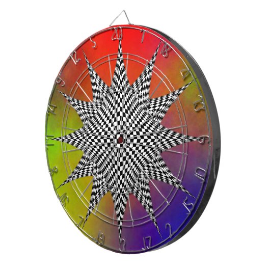 Modern Plasma door Kenneth Yoncich Dartbord (Voorkant Rechts)