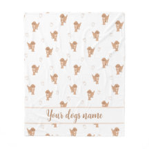 Modern Plat Design Cockapoo & Hartjes Patroon
